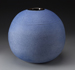 Spherical Vase Stoneware Dry Glaze Blue 31cm: SC 5-1 $250